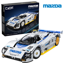 Klocki konstrukcyjne CaDA wyścigówka Samochód wyścigowy 50 cm 1:10 Mazda 787B Auto sportowe 1797 elementów