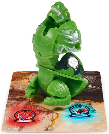 Zestaw Bakugan Training Set + Figurka Titanium Trox Dino Clan zielony Gra strategiczna