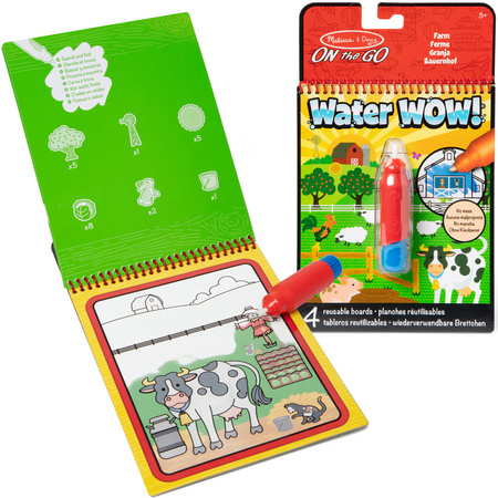 Wodna Kolorowanka Farma + Długopis Malowanka Water Wow Melissa & Doug