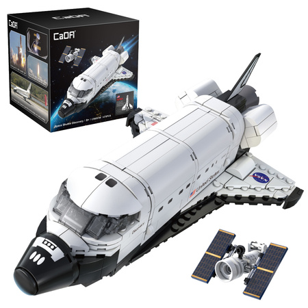 OUTLET Klocki Konstrukcyjne Cada NASA wystawa odkrywacz kosmiczny Space Shuttle Discovery 475 el. USZKODZONE OPAKOWANIE
