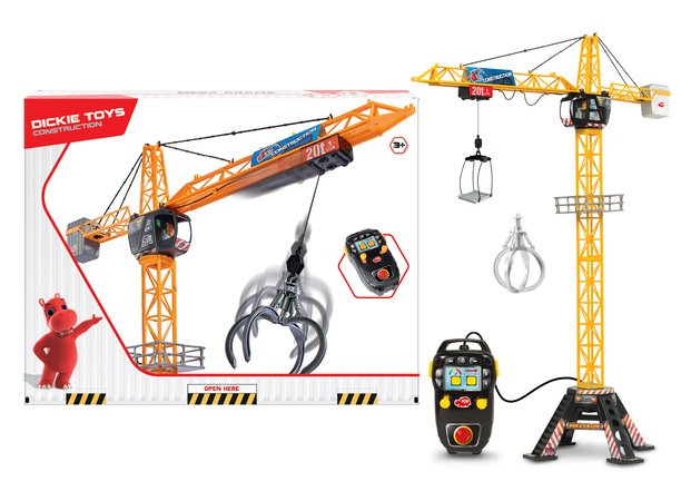 Mega Crane Dźwig Żuraw z dźwiękiem zdalnie sterowany 120 cm + pilot