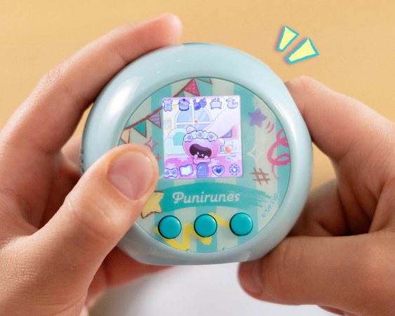 Punirunes Zwierzątko Cyfrowe Do Opieki Squishy Interaktywna Sensoryczna Gra gra elektroniczna Spin Master