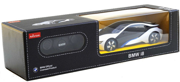Zdalnie sterowane auto BMW i8 pojazd sportowy RC 6+ 1:24