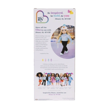 Disney ILY 4ever modna lalka przyjaciółka na łyżwach z motywem Elsy 48 cm