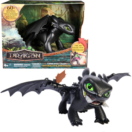 Jak wytresować smoka Interaktywna figurka Szczerbatek Tame and Train