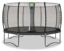 Trampolina ogrodowa z siatką zabezpieczającą Allure Classic 427 cm czarna