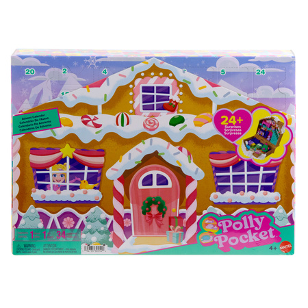 Polly Pocket Kalendarz adwentowy Domek z Piernika 24 akcesoria