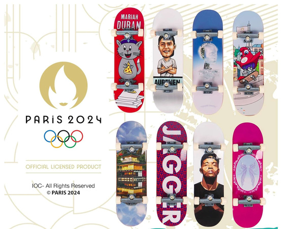 Tech Deck zestaw Competition Legends Paris 2024 8 deskorolek +akcesoria