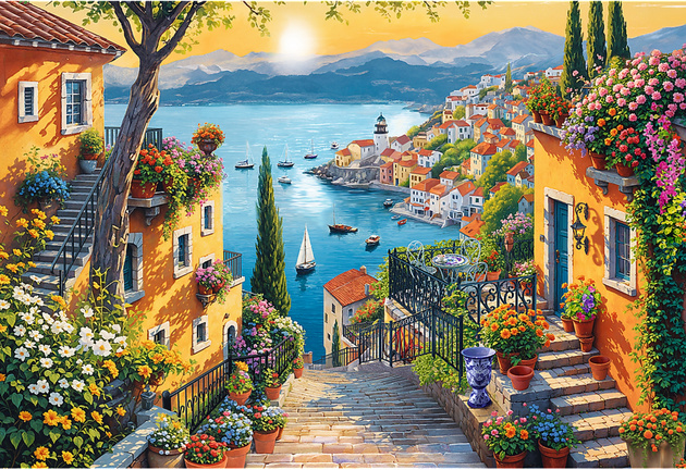 Puzzle 1500 Nadmorski Widok Trefl