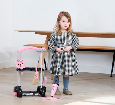 Zestaw wózek do sprzątania dla dzieci Hetty miołta mop Casdon Little Helper