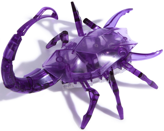 Hex Bots Ruchoma Figurka Scorpion Fioletowy Zabawka Sensoryczna Światło