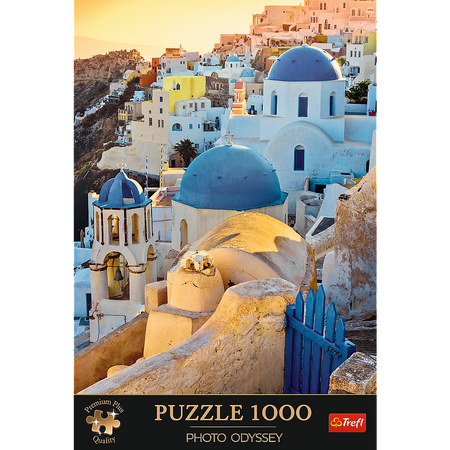 Puzzle 1000 Miasteczko Oia Santorini Trefl