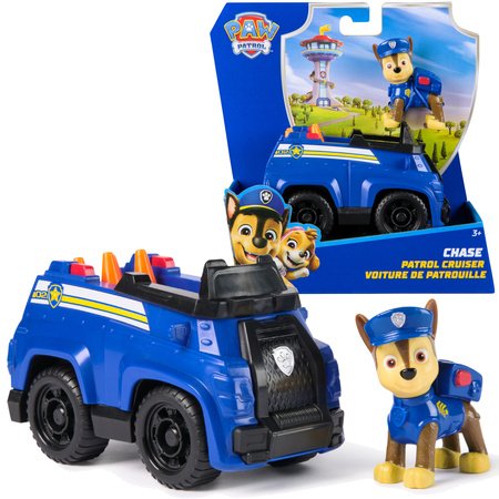 Psi Patrol Chase Pojazd z figurką Radiowóz policyjny