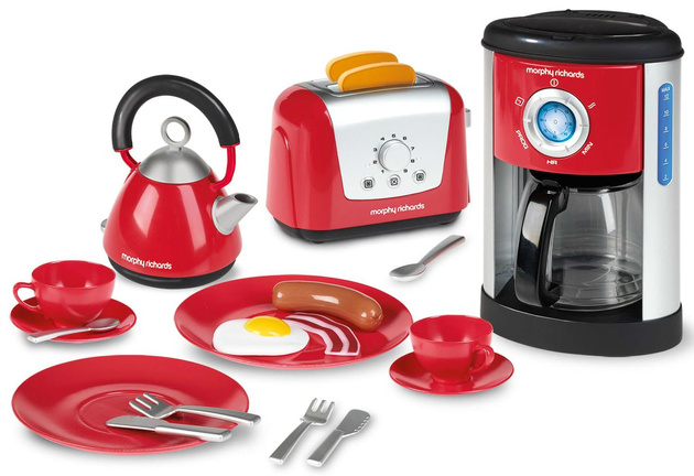 Toster Czajnik Ekspres Zestaw Śniadaniowy Kuchenny zestaw dla dzieci Morphy Richards Casdon