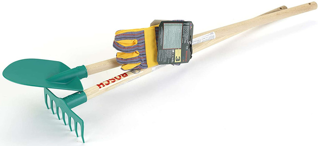 Zestaw narzędzi ogrodowych Bosch grabie łopata dla dzieci Klein 2712