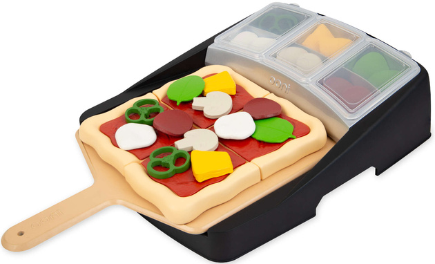 Pizza do krojenia zestaw z dodatkami do pizzy dla małego pizzermana z deską + 24 dodatki OONI Casdon