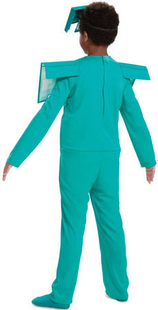 Minecraft kostium, strój karnawałowy diamentowa zbroja 109-126 cm (4-6 lat)