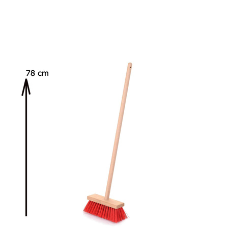 Miotła dla dzieci ulicowa drewniana 78 cm Klein 6640