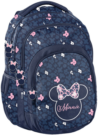 Disney Plecak szkolny Tornister wielokomorowy granatowo-różowy Myszka Minnie Paso