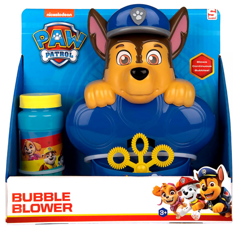 Maszyna Do Baniek Z Płynem Pistolet Na Bańki Mydłane + Płyn 100 Ml Psi Patrol Chase