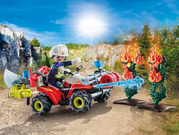 Playmobil Action Heroes Quad Straży Pożarnej w akcji 47 elementów