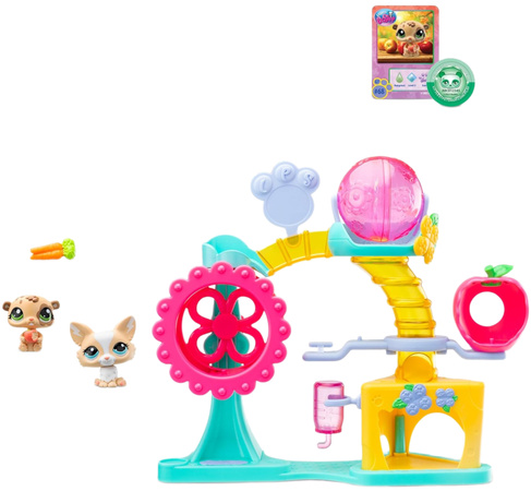 Zestaw Littlest Pet Shop Fabryka Radości Fun Factory Playset figurki + akcesoria
