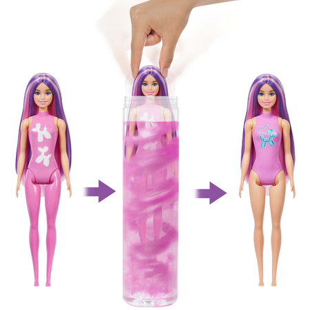 Barbie lalka Color Reveal Balonowe zwierzątka kolorowa niespodzianka + akcesoria