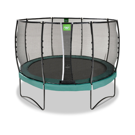 Trampolina ogrodowa z siatką zabezpieczającą Allure Premium 366 cm zielona