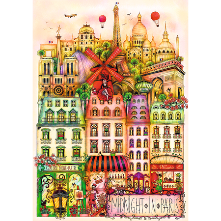 Trefl Puzzle 1000 elementów O północy w Paryżu