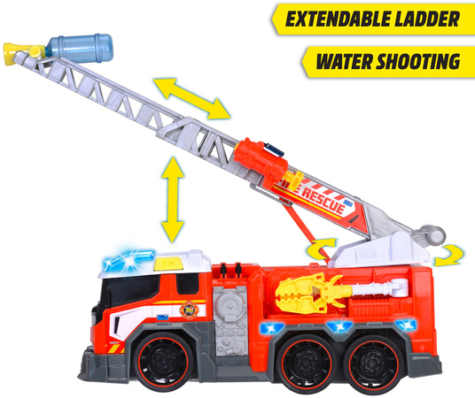 Straż Pożarna Interaktywny wóz Strażacki Fire Fighter Światło Dźwięk