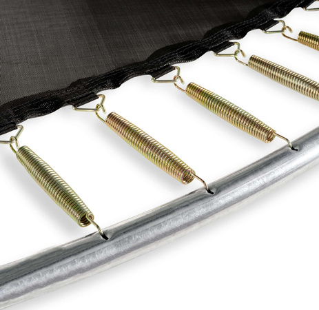 Trampolina ogrodowa z siatką zabezpieczającą do gruntu Allure Classic 427 cm zielona