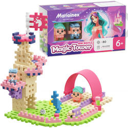 Klocki konstrukcyjne Mini Waffle Magiczna Wieża Księżniczka 80 elementów Marioinex