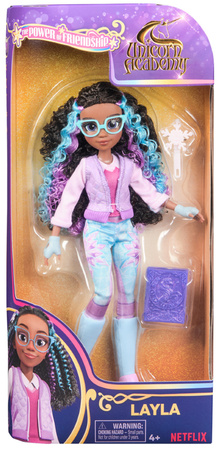 Akademia Jednorożców Zestaw Lalka Layla + akcesoria 24 cm Unicorn Academy Power of Friendship