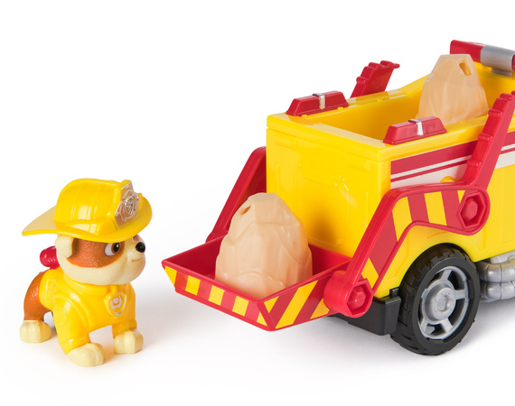 Psi Patrol Fire Rescue Zestaw Ratunkowa Wywrotka Figurka Rubble + Akcesoria Dump Truck