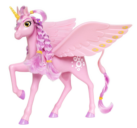 Mia i Ja Lalka wróżka Yuko i Jednorożec Kyara z ruchomymi skrzydłami + akcesoria Mia and Me 21 cm