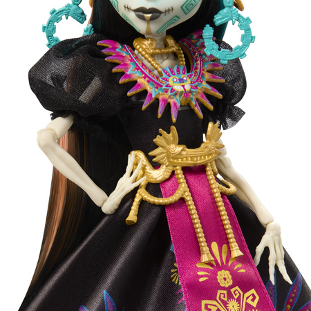 Monster High Lalka kolekcjonerska Skelita Calaveras Dia De Muertos Skullector