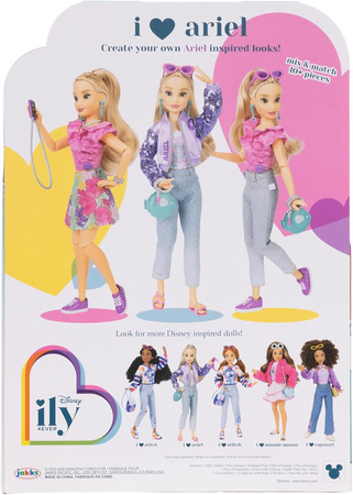 Disney ILY 4ever modna lalka z motywem Arielka Mała Syrenka i zestawem akcesoriów 30 cm