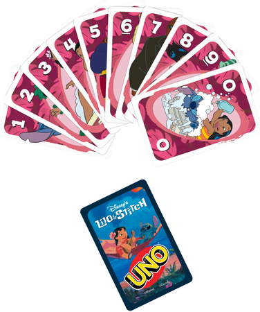 Towarzyska Gra karciana UNO Disney Lilo & Stitch