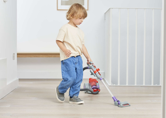 Odkurzacz Dyson dla dzieci Interaktywny z funkcją ssania dżwięk zabawkowy Casdon Little Helper