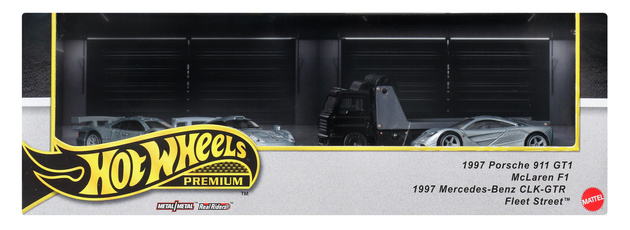 Hot Wheels Premium zestaw 4 pojazdów Le Mans „Holy Trinity”