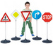 Znaki drogowe duże zestaw do nauki dla dzieci 5 szt Klein