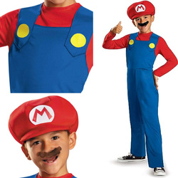 OUTLET Strój karnawałowy Super Mario dla chłopca kostium przebranie 134-146 cm (10-12 lat) WADLIWY
