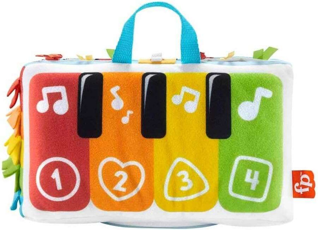 Fisher Price Soft & Play Miękkie Pianino dla niemowląt 0+ gryzak gratis