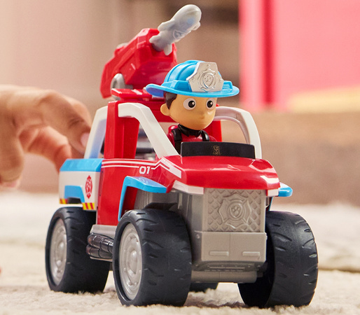 Psi Patrol Fire Rescue Ryder Quad ATV Pojazd Ratunkowy z wyrzutnią i Figurka