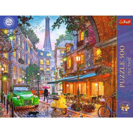 Puzzle 500 Tea Time Kawiarnia w Paryżu