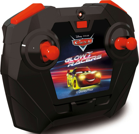 Disney Cars Auta Zdalnie sterowany samochód świecący w ciemności 1:24 Zygzak McQueen