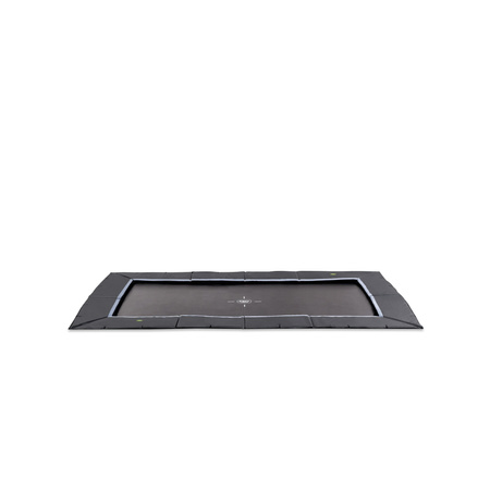 Trampolina ogrodowa naziemna duża Dynamic 305x519 cm czarna