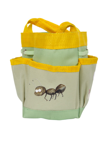 Zestaw akcesoriów ogrodowych w torbie Tiny Garden grabki łopatki