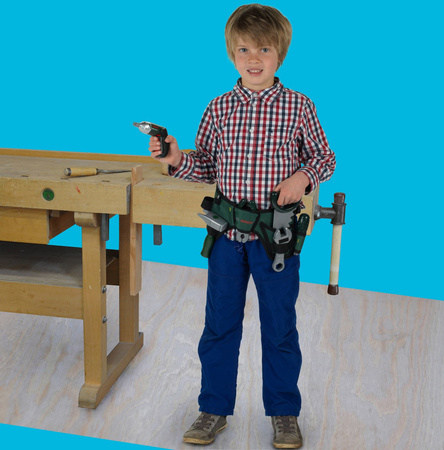 Pas Z Narzędziami Bosch Ixolino II + Wkrętarka Pas Małego Majsterkowicza Klein