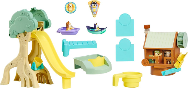 Stół wodny Little Tikes Bluey Bushland Adventures 4 figurki